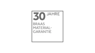 30 Jahre Braas Garantie auf Dachsteine und Dachziegel.