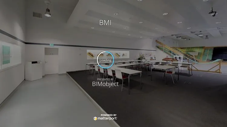 Startbildschirm vom 360°-Rundgang der BMI Akademie.