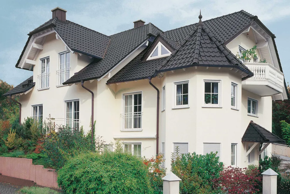 Steildach mit Braas Rubin 13V.