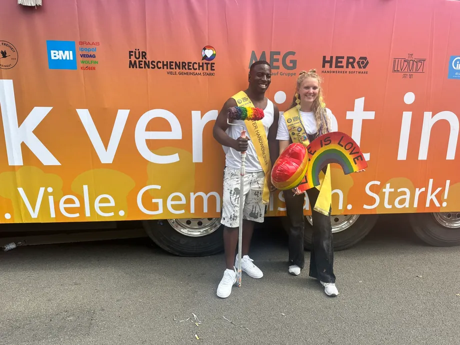 Bild 3 (Miss und Mister Handwerk mit Buntes Handwerk beim CSD)