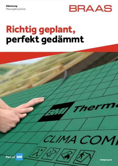 Cover BRAAS Planungsbroschüre Dämmung