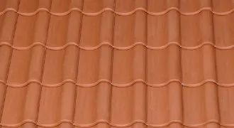 Deckfläche des Achat 12V in Naturrot von Braas