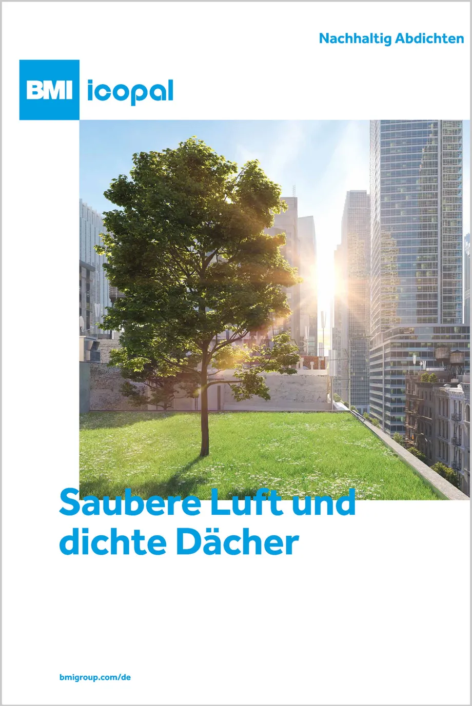 Foto 1 (BMI):  „Saubere Luft und dichte Dächer“ – die Broschüre erklärt wie.