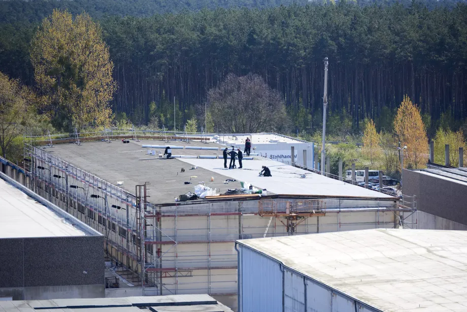 Sanierung mit WOlfin bei Heuchert Beton Eberswalde .