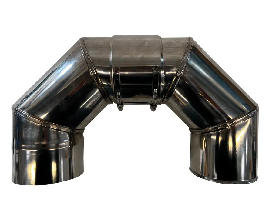 Wolfin Rohrbogen-Set DN 110 Edelstahl