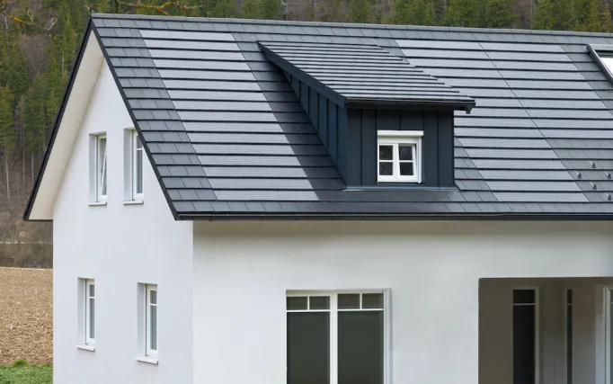 Solaranlagen auf einem Satteldach