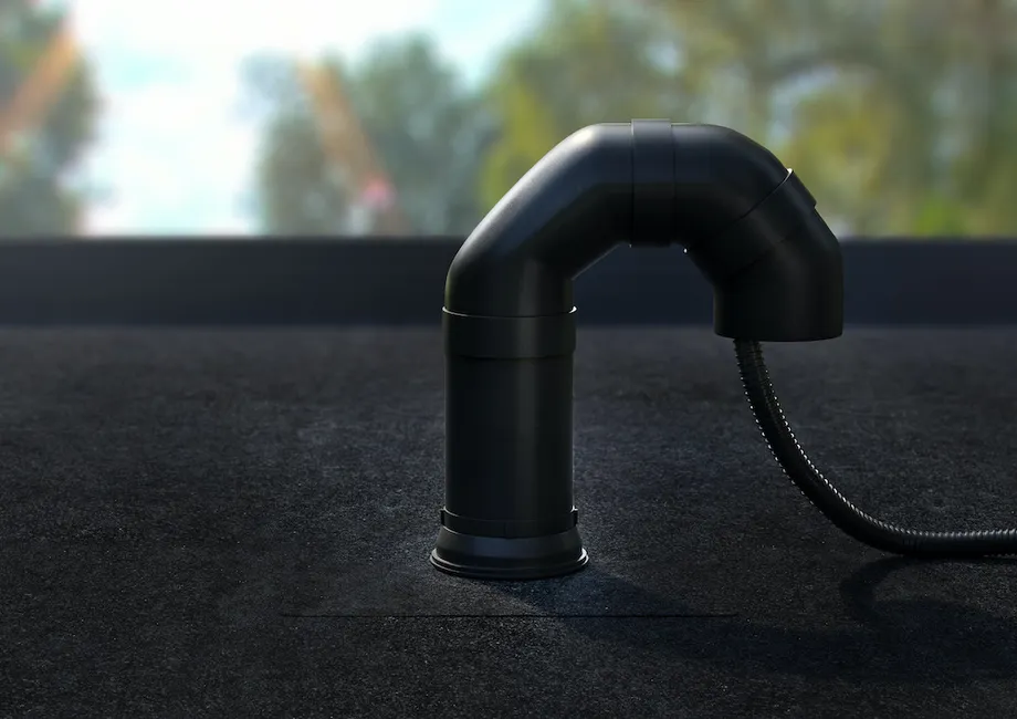 Dachdurchführung mit Performa von BMI.