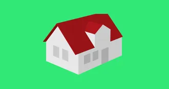 Illustration einer Dachgaube Renovierung
