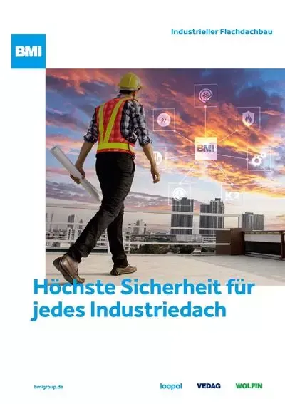 Pressebild 1 PM: Neue Broschüre von BMI: Höchste Sicherheit für jedes Industriedach