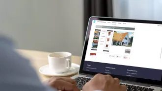 Ansicht des Braas Dachsimulators auf einem Laptop.