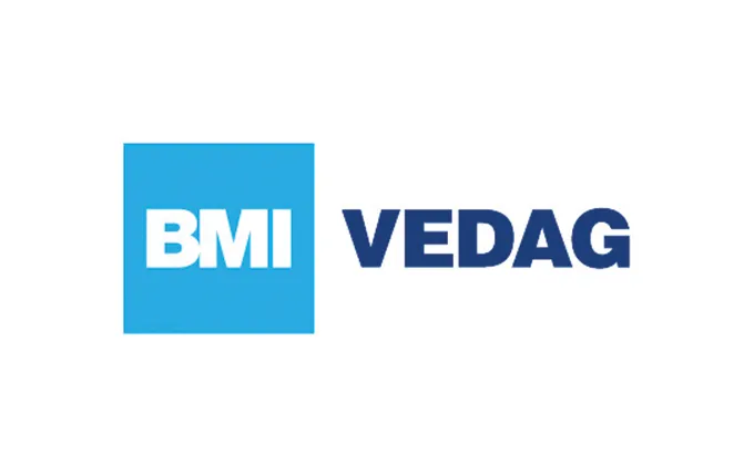 Das Vedag Logo. 